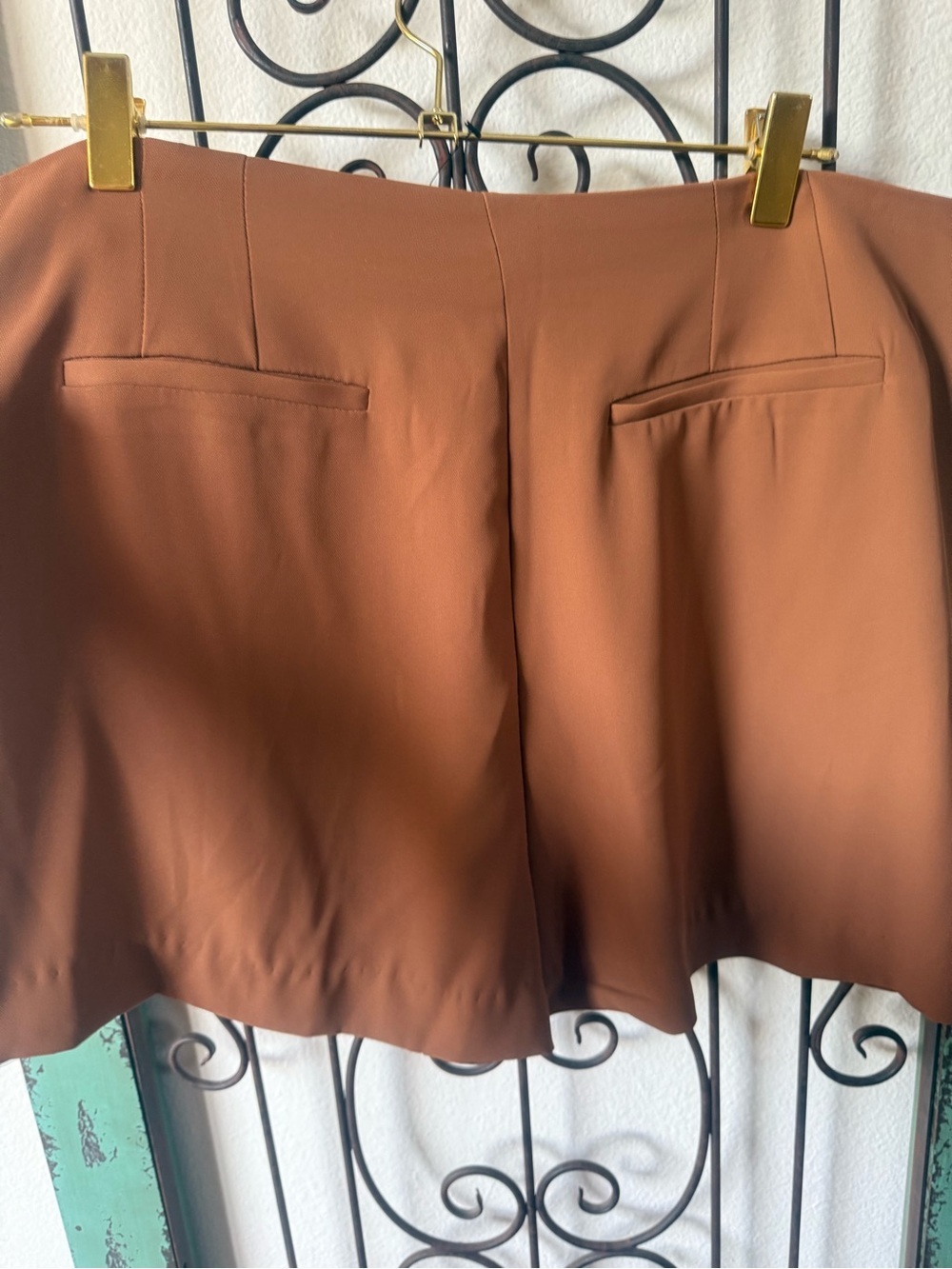 Jason Wu Camel Tailored Skort Quiet Luxury Minimalist Designer Size L - Picture 3 of 7
